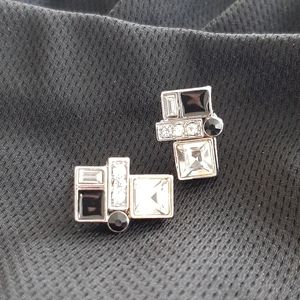 ART DECCO STYLE STUD EARRINGS